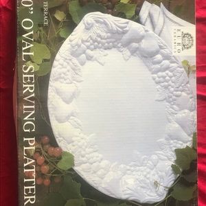Gorgeous Euro Ceramica Fruit Terrace 20x16 Platter